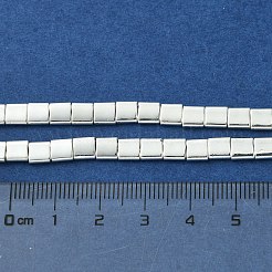 Electroplated Synthetic Non-Magnetic Hematite Beads Strands&nbsp;G-I360-O01-04