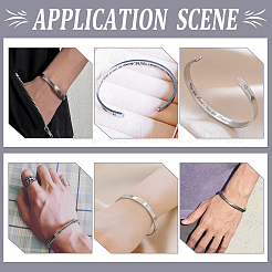 Stainless Steel Bangle Inner Core&nbsp;MAK-WH0019-01P-01