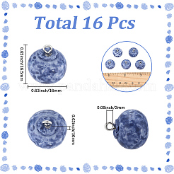 16Pcs Resin Pendants&nbsp;RESI-SC0006-44