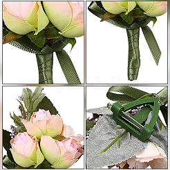 2Pcs 2 Style Silk Imitation Rose Corsage Boutonniere&nbsp;AJEW-CP0001-60