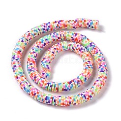 Handmade Polymer Clay Beads Strands&nbsp;CLAY-R091-8mm-02