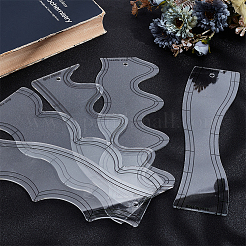 1Set Acrylic Quilting Template Set&nbsp;FIND-AN0001-69