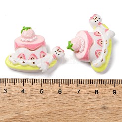 Cat Theme Opaque Resin Cabochons&nbsp;CRES-Z010-01B