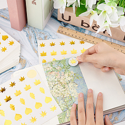 Round Dot Paper Sealing Stickers&nbsp;DIY-WH0349-137F