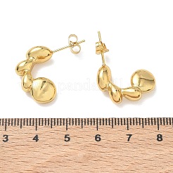 304 Stainless Steel Stud Earrings for Women&nbsp;EJEW-K333-37G