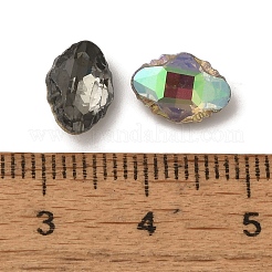 Glass Rhinestone Cabochons&nbsp;RGLA-G023-17