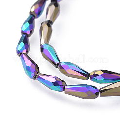 Electroplate Glass Beads Strands&nbsp;EGLA-L015-FP-A02