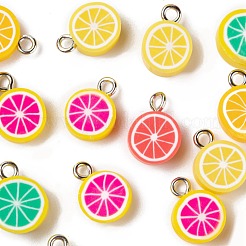125Pcs 5 Style Handmade Polymer Clay Charms&nbsp;CLAY-LS0001-02