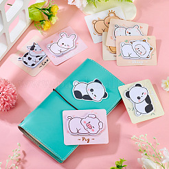 24Pcs 8 Styles Cute Animal Paper Memo Notepads&nbsp;DIY-TA0014-09