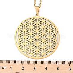 201 Stainless Steel Pendant Necklaces&nbsp;NJEW-S105-JN624-45-2