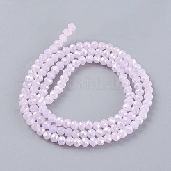 Electroplate Glass Beads Strands&nbsp;EGLA-A034-P3mm-B12