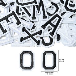2 Bags 52Pcs 2 Colors Polyester Thread Cloth Patch&nbsp;PATC-CJ0001-11