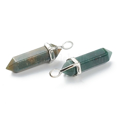 Natural Indian Agate Pointed Pendants&nbsp;G-M378-01P-A39