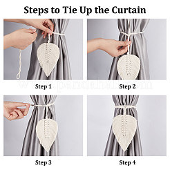 2Pcs Curtain & Drapery Tassel Tiebacks&nbsp;AJEW-GF0006-01