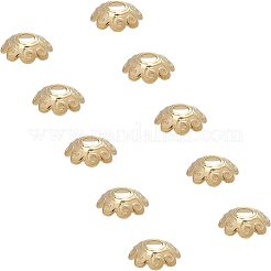 8-Petal 304 Stainless Steel Flower Bead Caps&nbsp;STAS-UN0007-39G