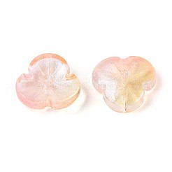 Baking Paint Transparent Glass Bead Caps&nbsp;DGLA-N014-09B-03