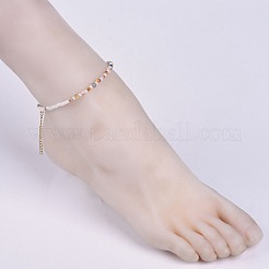Millefiori Glass Anklets&nbsp;AJEW-AN00272