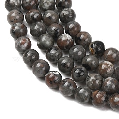Natural Fluorescent Syenite Rock(Glow under UV Light) Beads Strands&nbsp;GG-NH0012-A01-6mm