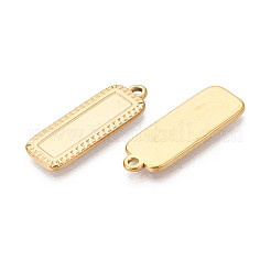 304 Stainless Steel Pendant Cabochon Settings&nbsp;STAS-N108-65G