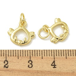 Rack Plating Brass Pendants&nbsp;KK-K386-01B-G
