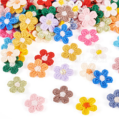 80Pcs 16 Styles Flower Computerized Embroidery Cloth Iron On Patches&nbsp;PATC-TA0001-14