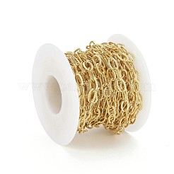 Brass Textured Cable Chains&nbsp;CHC-G005-25G