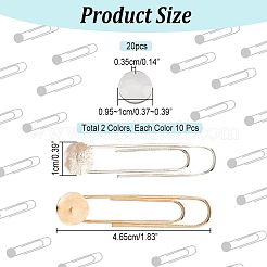 DIY Blank Dome Safety Pin Brooch Making Kit&nbsp;FIND-NB0003-02