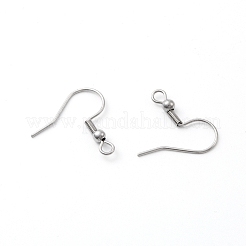 Tarnish Resistant 316 Surgical Stainless Steel Earring Hooks&nbsp;STAS-N019-02