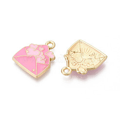 Alloy Enamel Pendants&nbsp;ENAM-T024-07B-G