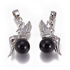 Natural Obsidian Pendants&nbsp;G-L512-E10