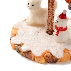 Christmas Natural Gemstone Chips Tree Decorations&nbsp;DJEW-K028-01A