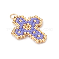 Glass Seed Beaded Pendants&nbsp;PALLOY-MZ00881