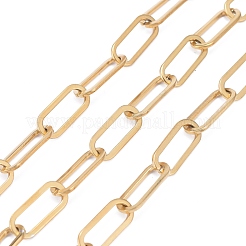 304 Stainless Steel Paperclip Chains&nbsp;CHS-F011-01A-G