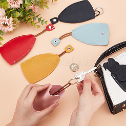 5Pcs 5 Colors Creative Pull Out Key Sleeve&nbsp;KEYC-CP0001-06