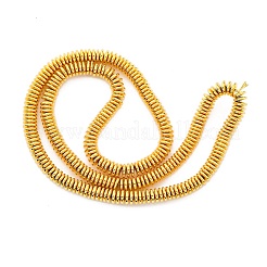 Electroplated Non-magnetic Hematite Beads Strands&nbsp;G-P571-I01-01D