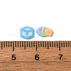 Handmade Polymer Clay Cabochons and Plastic Beads for DIY Jewelry Making Findings&nbsp;CLAY-B007-04I