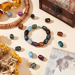 36Pcs 6 Colors Resin Beads&nbsp;RESI-CA0001-37