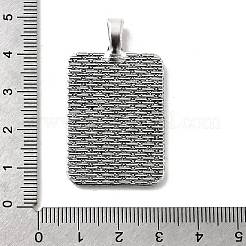 Tibetan Style Alloy Pendant Cabochon Settings&nbsp;TIBEP-N003-02AS