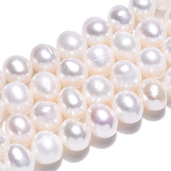 Natural Cultured Freshwater Pearl Beads Strands&nbsp;PEAR-N013-06R