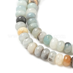 Natural Flower Amazonite Beads Strands&nbsp;G-F520-16