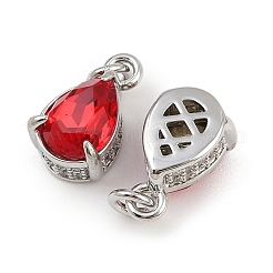 Brass Pave Cubic Zirconia Pendants&nbsp;KK-L240-05P