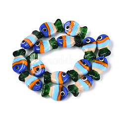 Handmade Lampwork Beads Strands&nbsp;LAMP-N036-15C