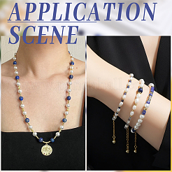 1 Strand Dyed Grade A Natural Lapis Lazuli Beads Strands&nbsp;G-PA0002-65A
