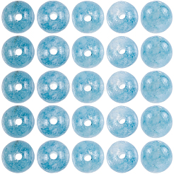 80Pcs Dyed Natural Quartz Round Beads&nbsp;G-SP0001-32