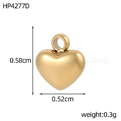 304 Stainless Steel Pendants&nbsp;STAS-OY017-43G