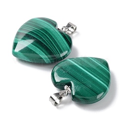 Natural Malachite Pendants&nbsp;G-M407-04A-P