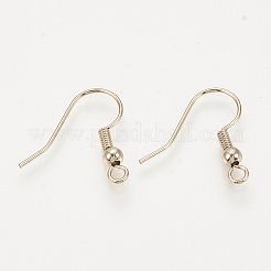 Brass Earring Hooks&nbsp;KK-T029-132LG-NF