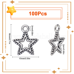 100PCS Tibetan Style Alloy Pendants&nbsp;TIBEP-SC0002-87