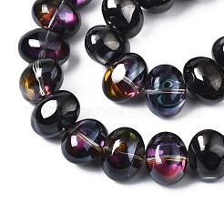 Electroplate Glass Beads Strand&nbsp;EGLA-S188-22-C01