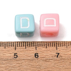 Opaque Acrylic European Beads&nbsp;AC-CBA7A73-01D